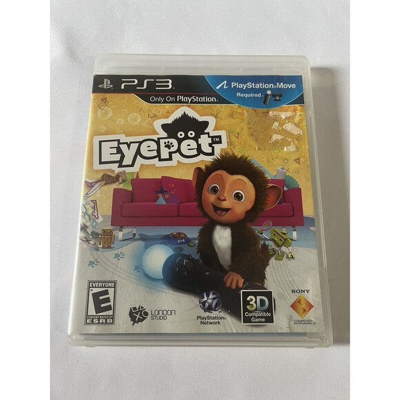 PlayStation Other - Eyepet  Sony PlayStation 3 PS3 Complete with Manual Interactive Eye Pet PSN